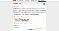 Desktop Screenshot of apercite.fr